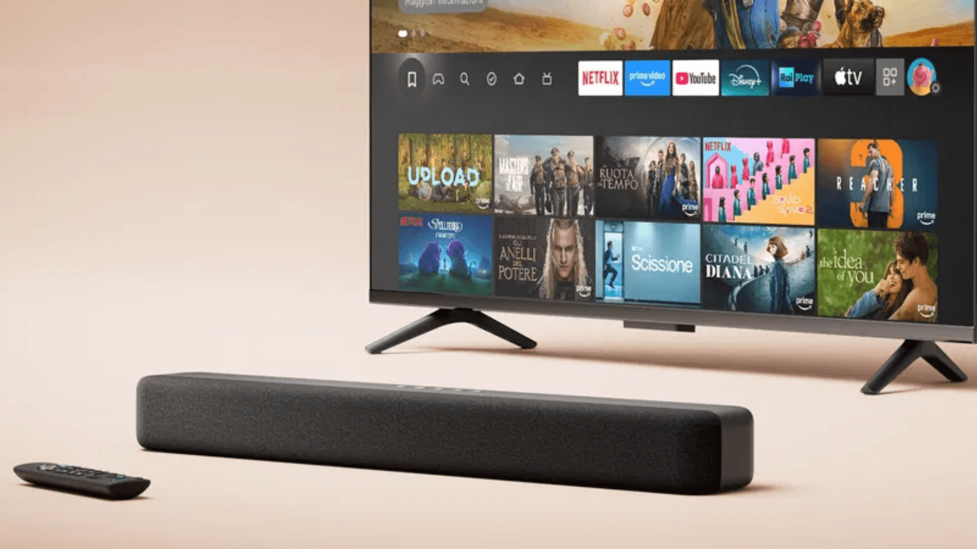 Immagine di Nuove Fire TV Soundbar: audio da cinema a meno 20%!