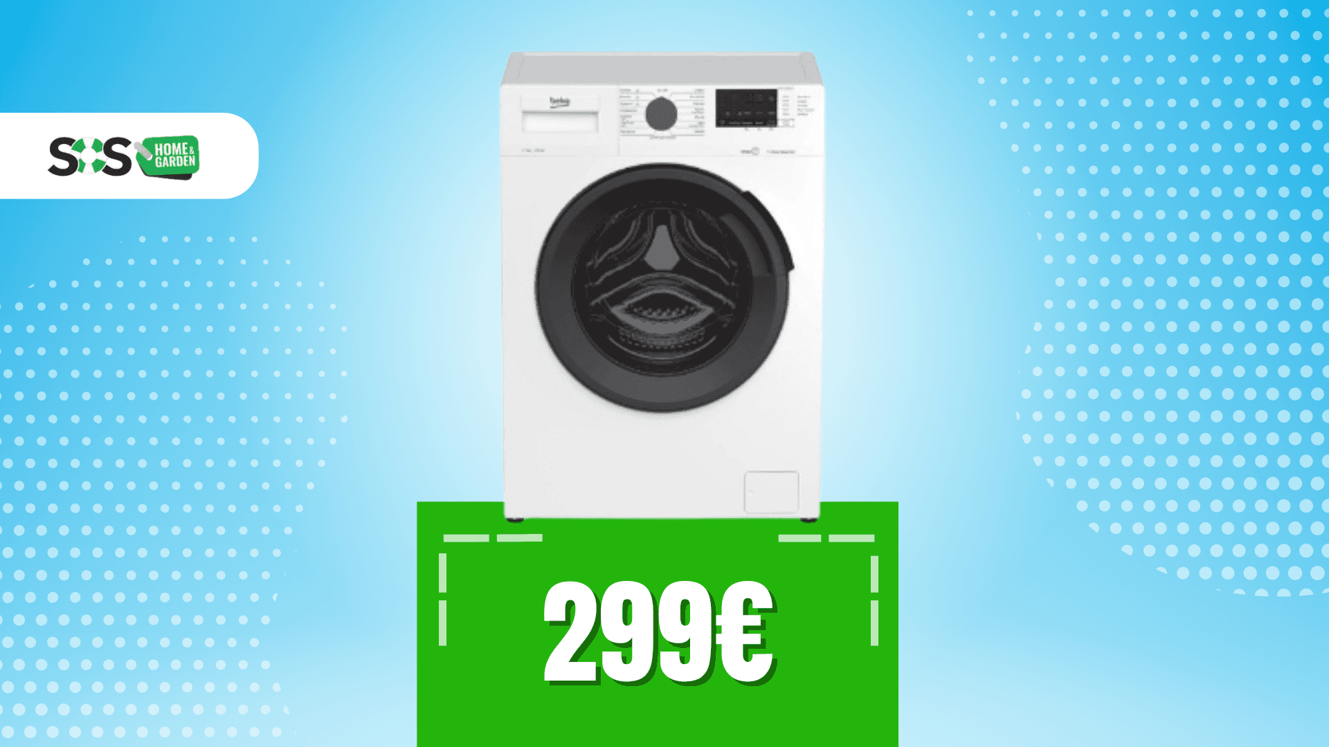 Immagine di Lavatrice Beko con 15 programmi e capacità di 7 kg a 299€!