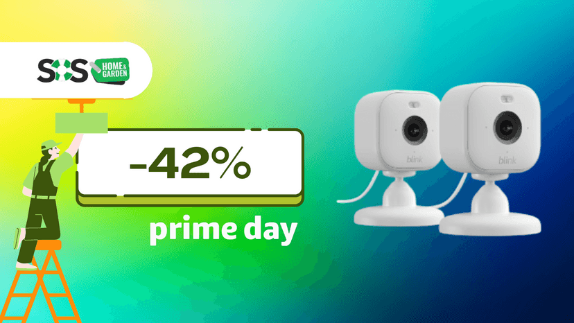 Immagine di Sorveglianza intelligente in offerta: 2 Blink Mini a 35€!