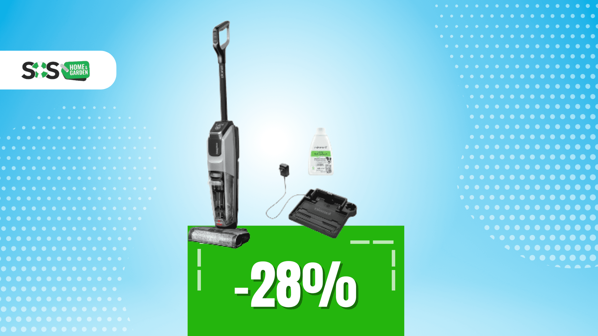 Immagine di Aspirapolvere Bissell a 199€: doppia pulizia senza fili!