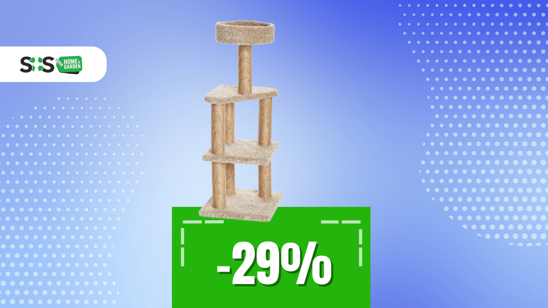 Immagine di Offerta Prime: tiragraffi per gatti vivaci a soli 43€!