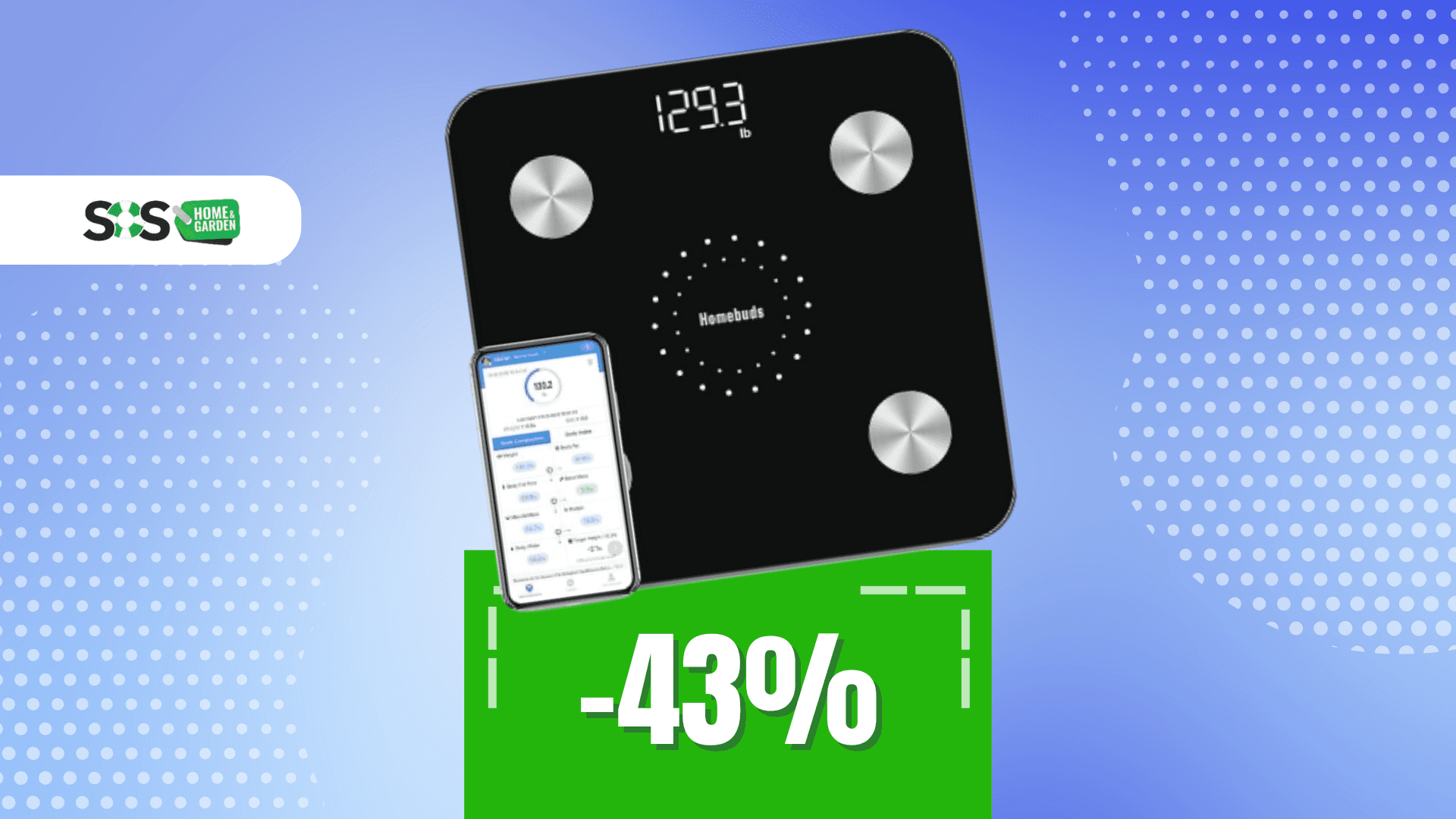 Immagine di Bilancia pesapersone a soli 17€ con tantissime funzioni!