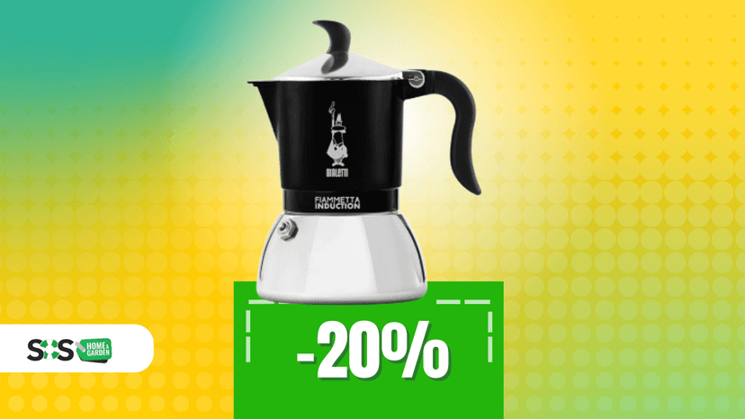 Immagine di Moka Bialetti da 4 tazze ideale per induzione a 24€!