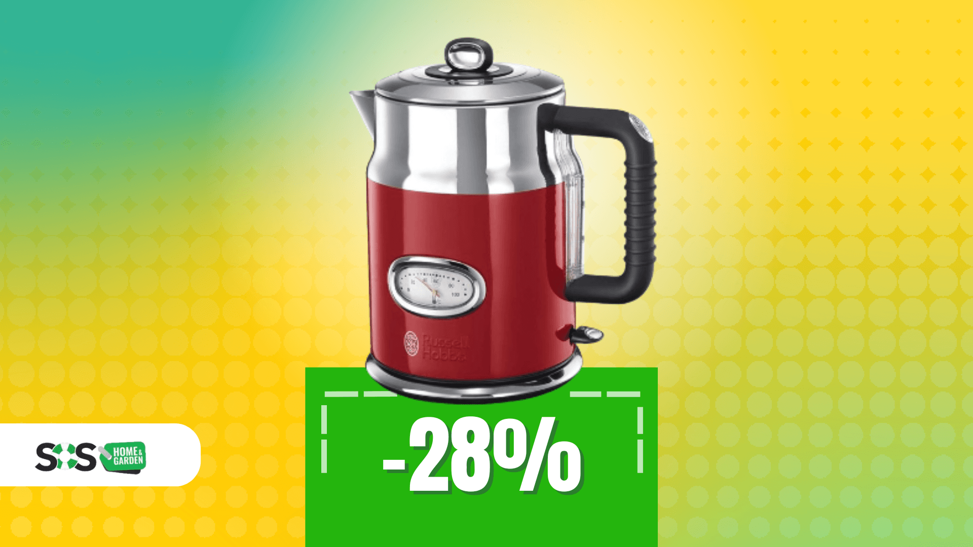 Immagine di Stupendo bollitore elettrico Russell Hobbs a soli 43€!