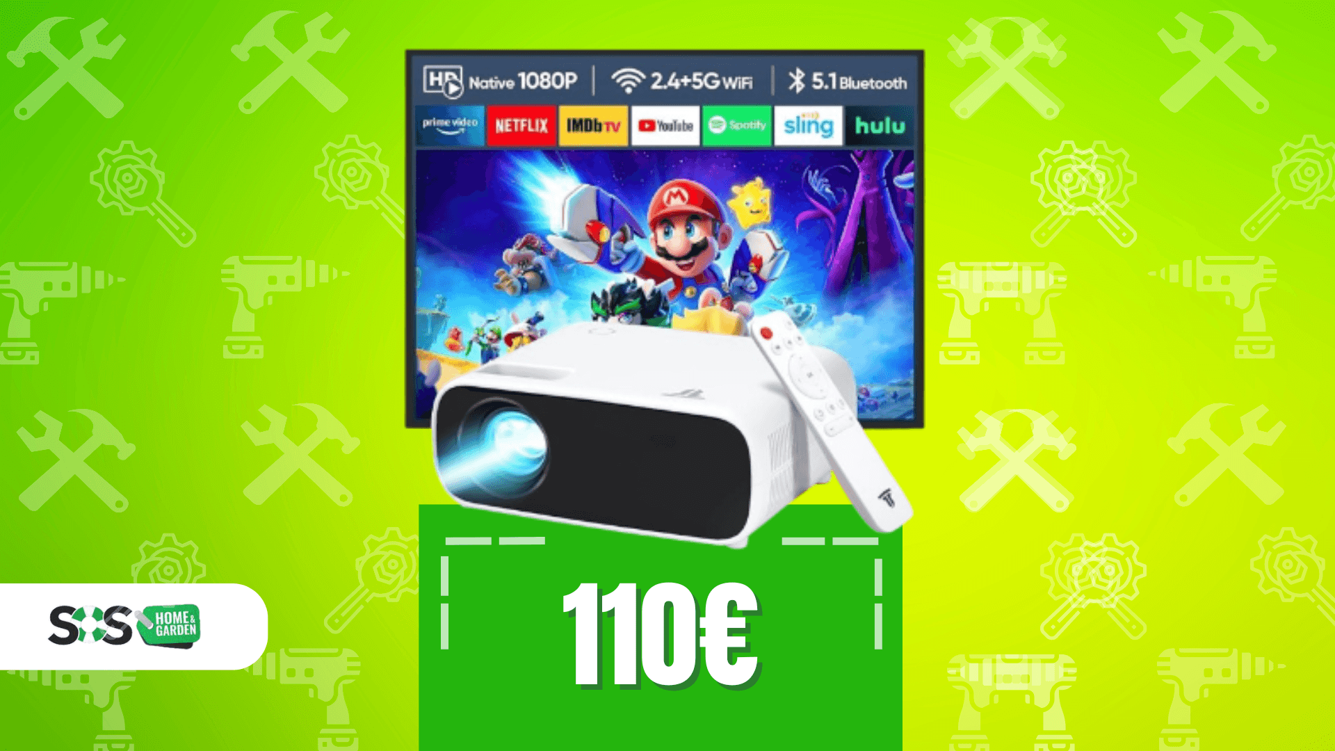 Immagine di Mini proiettore a 110€: il cinema che entra in tasca!
