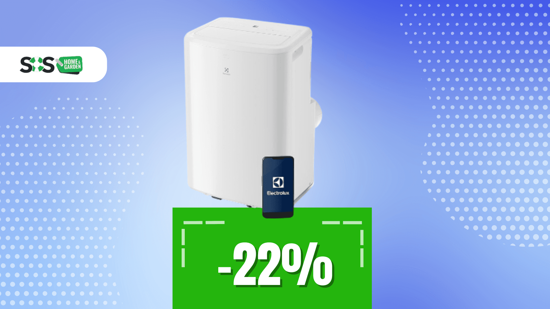 Immagine di Afa sotto controllo: condizionatore 3 in 1 Electrolux a 389€