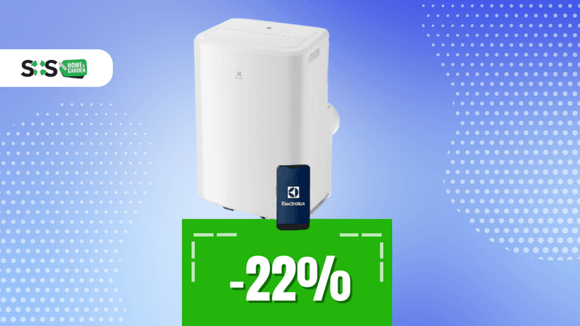 Immagine di Afa sotto controllo: condizionatore 3 in 1 Electrolux a 389€