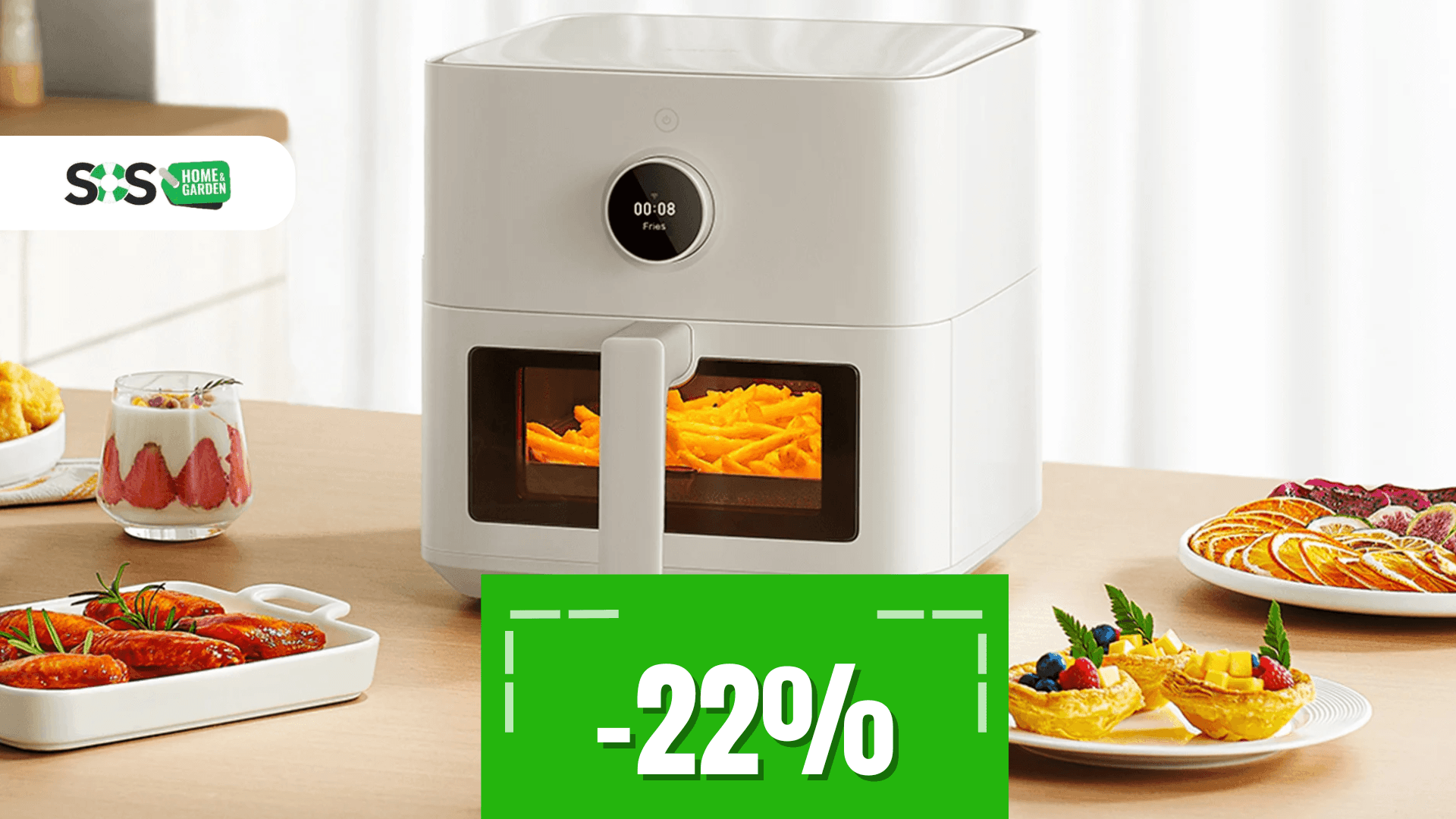 Immagine di Friggitrice ad aria Xiaomi a soli 70€: gusto senza colpa!