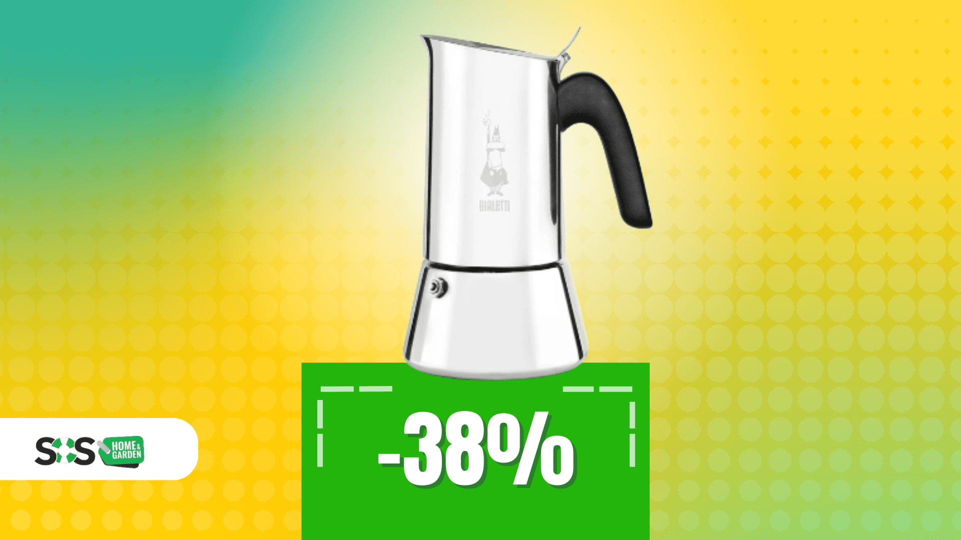 Immagine di Caffettiera Bialetti per 6 tazze in offerta a soli 23€!