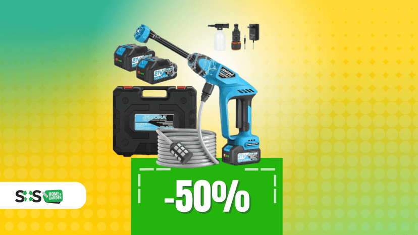 Immagine di Potenza senza fili: idropulitrice portatile a soli 60€!