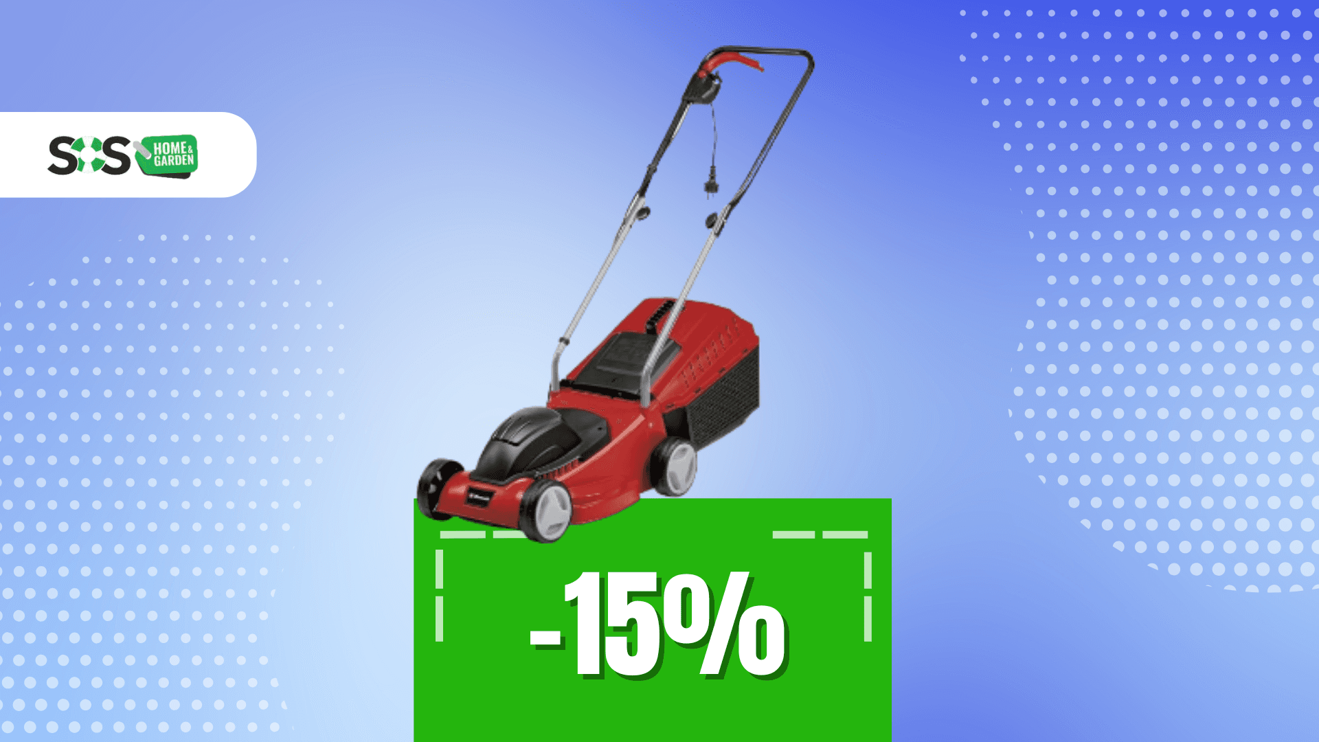 Immagine di Il tuo prato perfetto a solo 59€ con il tagliaerba Einhell!