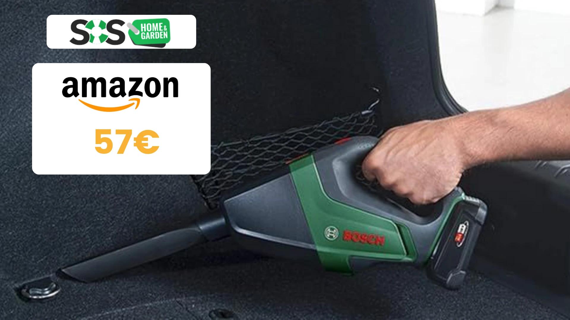 Immagine di Aspiratore a batteria Bosch a soli 57€: versatile e potente!