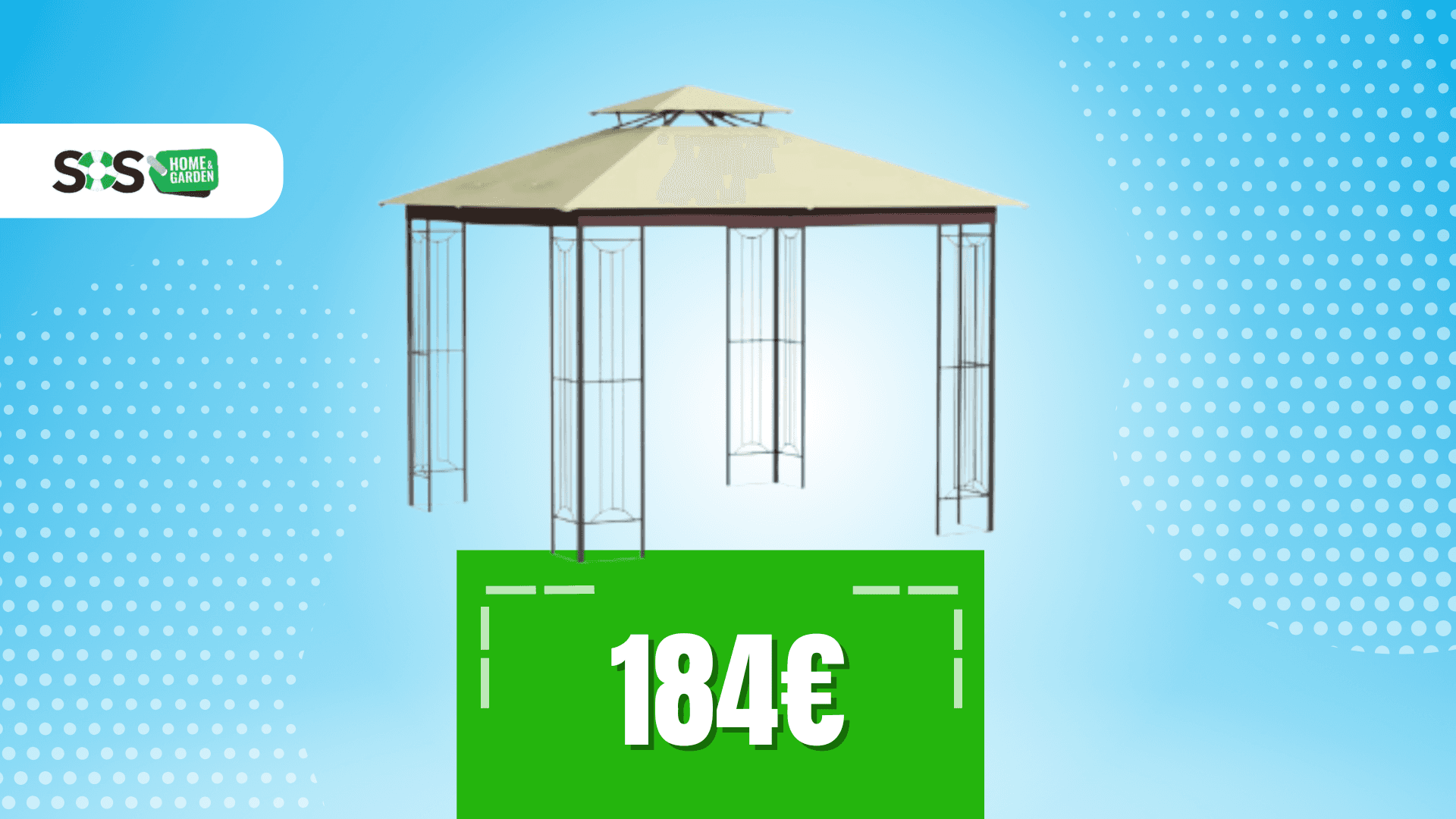 Immagine di Un angolo di pace nel giardino con questo gazebo!