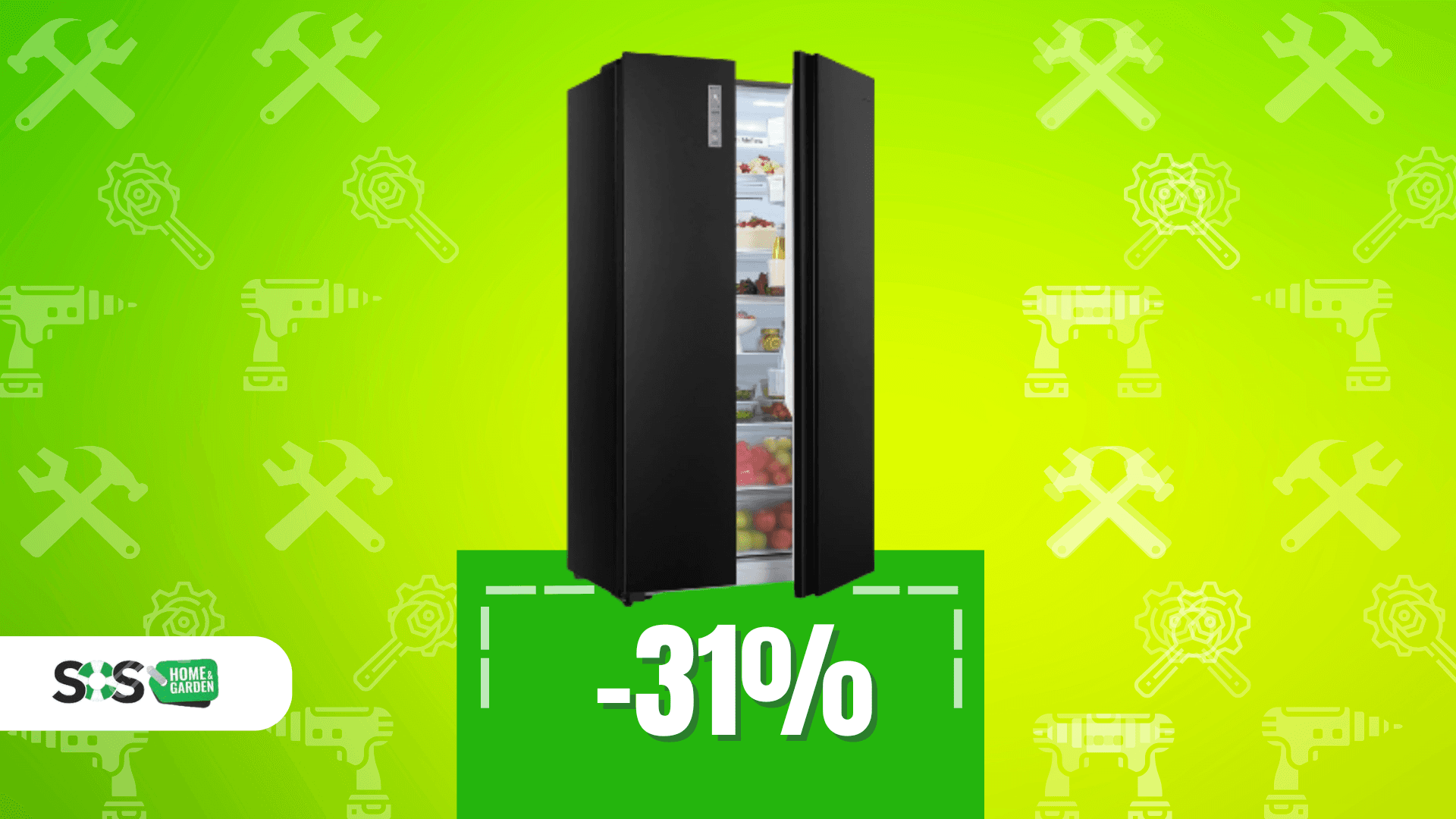 Immagine di Frigorifero Hisense Side By Side da 519 litri a soli 599€!