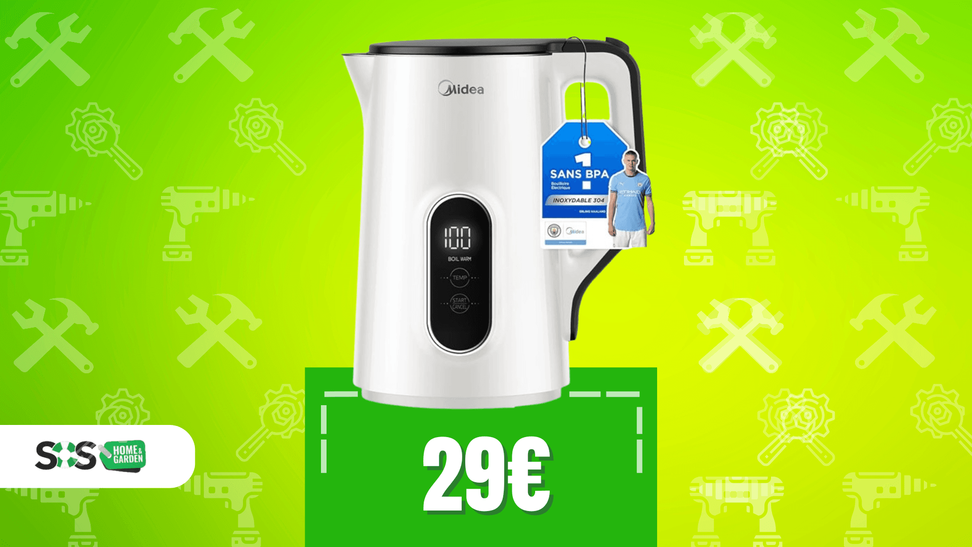 Immagine di Bollitore elettrico con temperatura regolabile a soli 29€!