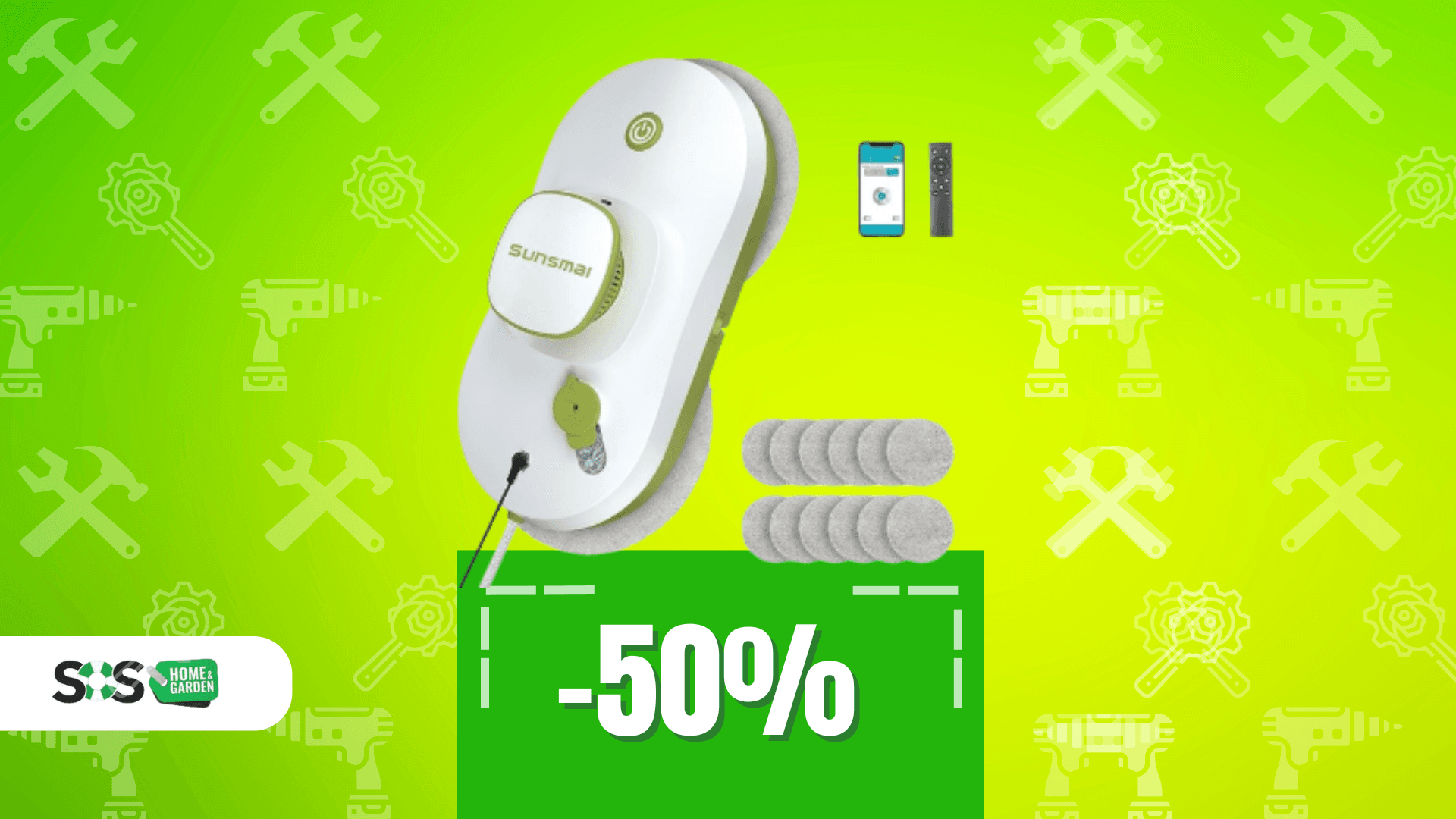 Immagine di Finestre brillanti e zero fatica con questo robot lavavetri!