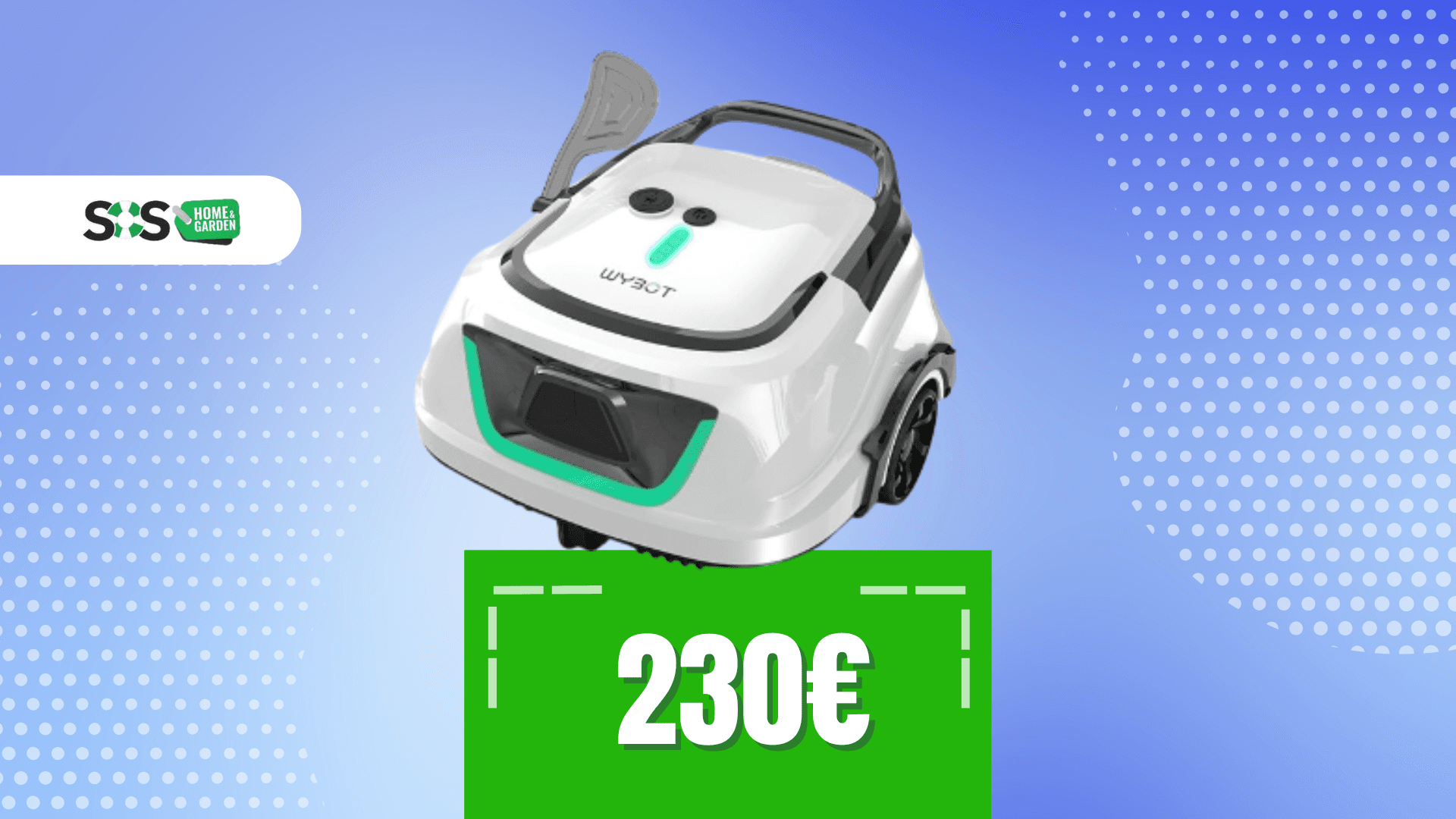 Immagine di Questo robot pulisce la piscina in autonomia e senza fili!