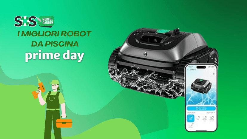 Immagine di Robot per la pulizia della piscina in offerta al Prime Day: acqua limpida con zero sforzi