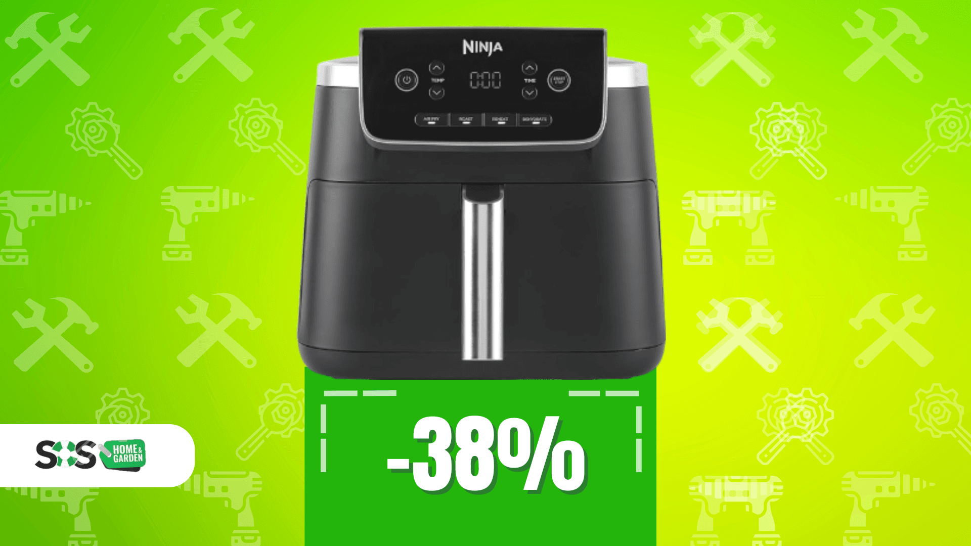 Immagine di Friggitrice ad aria Ninja a soli 80€ con 4 funzioni!