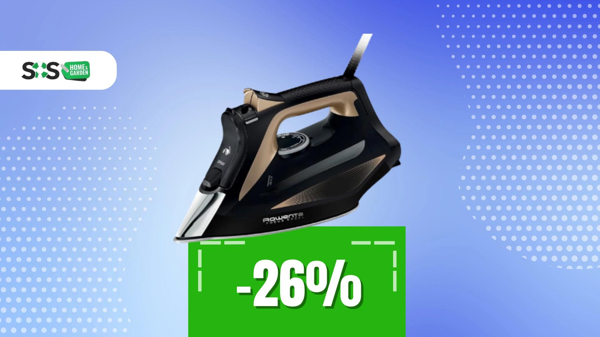 Immagine di Stira facile e veloce con Rowenta Focus Excel a soli 47€!