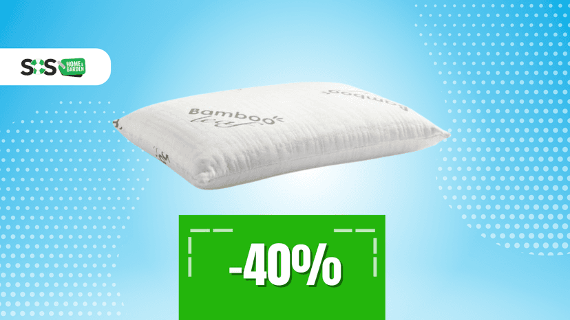 Immagine di Dormi meglio con questo cuscino in memory foam a 24€!