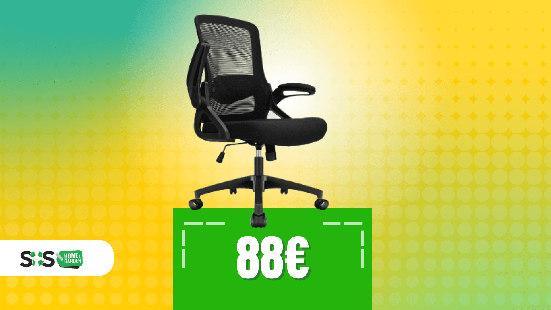 Immagine di Lavoro, studio, relax con questa sedia ergonomica a 88€!