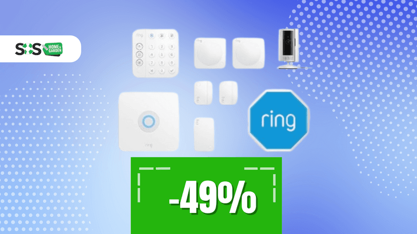 Immagine di Ring Alarm + Indoor Camera: protezione completa a 230€!