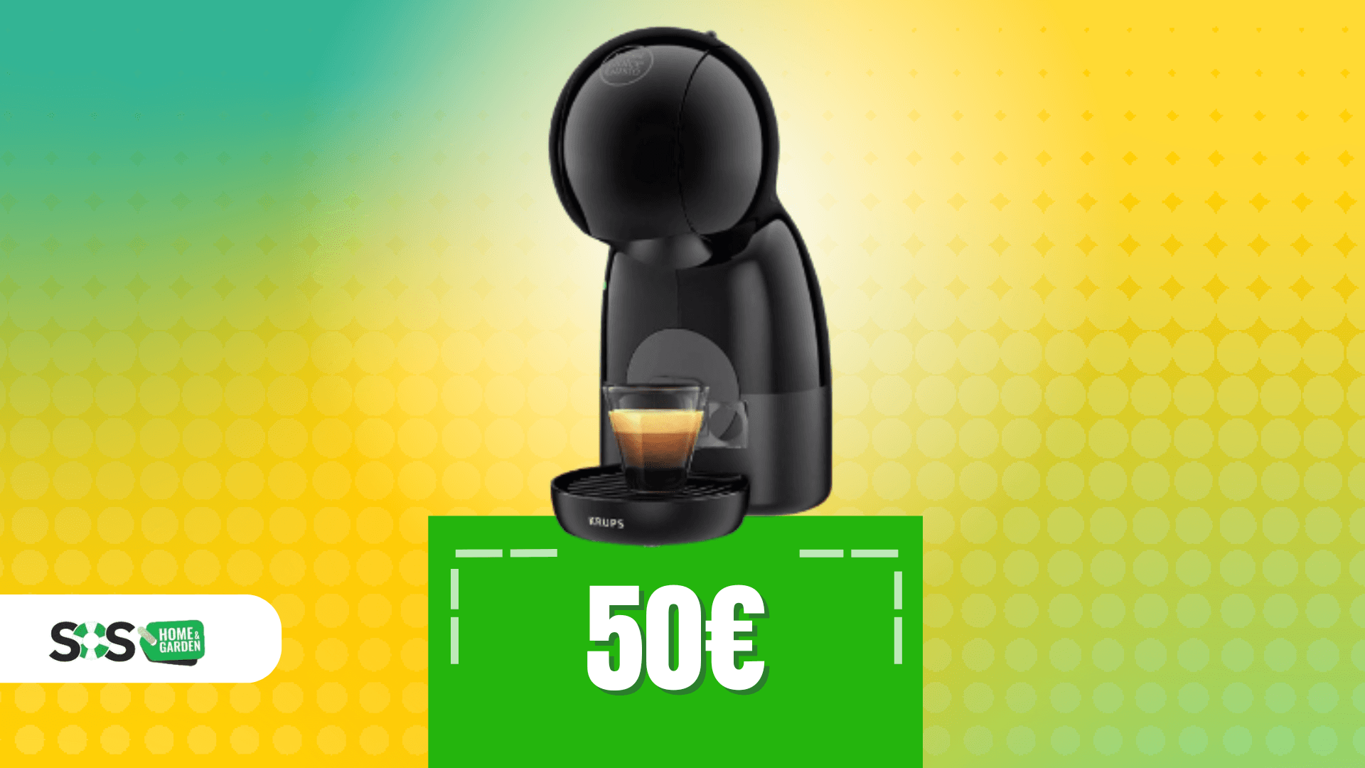 Immagine di Nescafé Krups Dolce Gusto a 50€: godetevi un buon caffè!