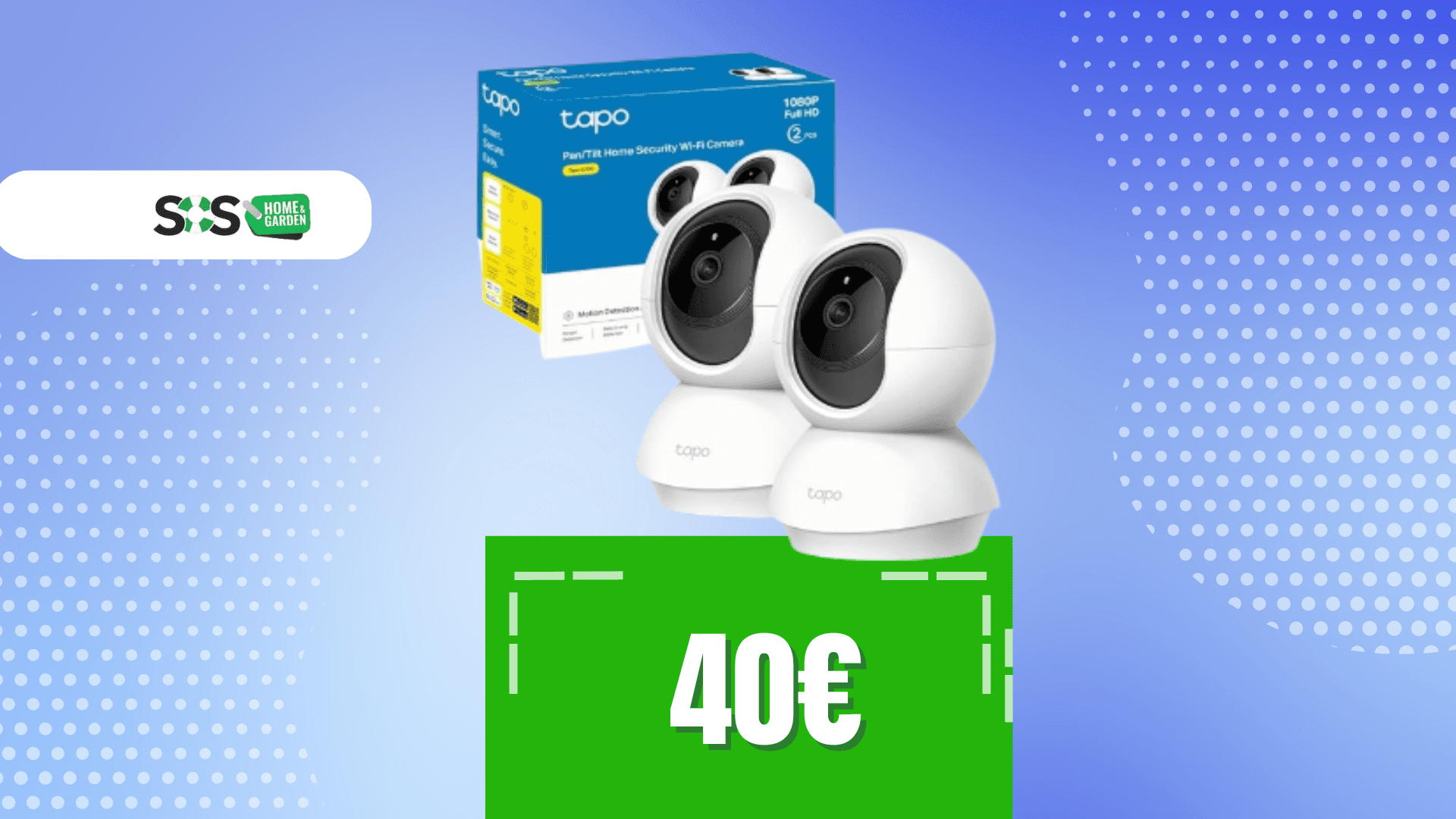 Immagine di Doppia telecamera Tapo e doppio controllo a soli 40€!
