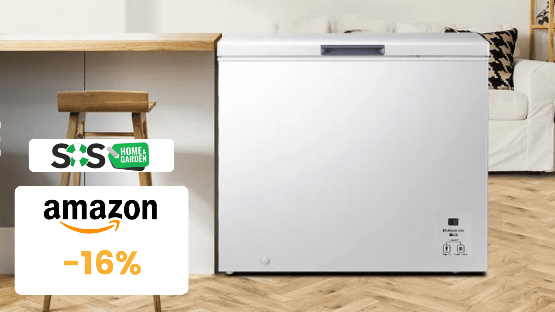 Immagine di Congelatore a pozzetto Hisense da 248 litri a solo 319€!
