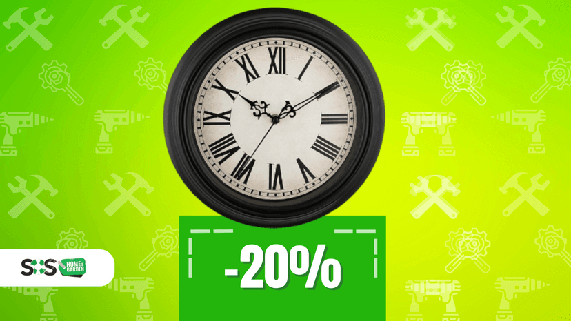 Immagine di Stupendo orologio da parete con design retrò a soli 16€!