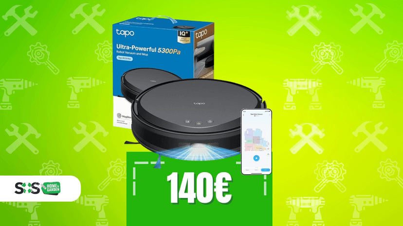Immagine di Tapo RV20 MAX: aspirazione potente e smart a soli 140€!