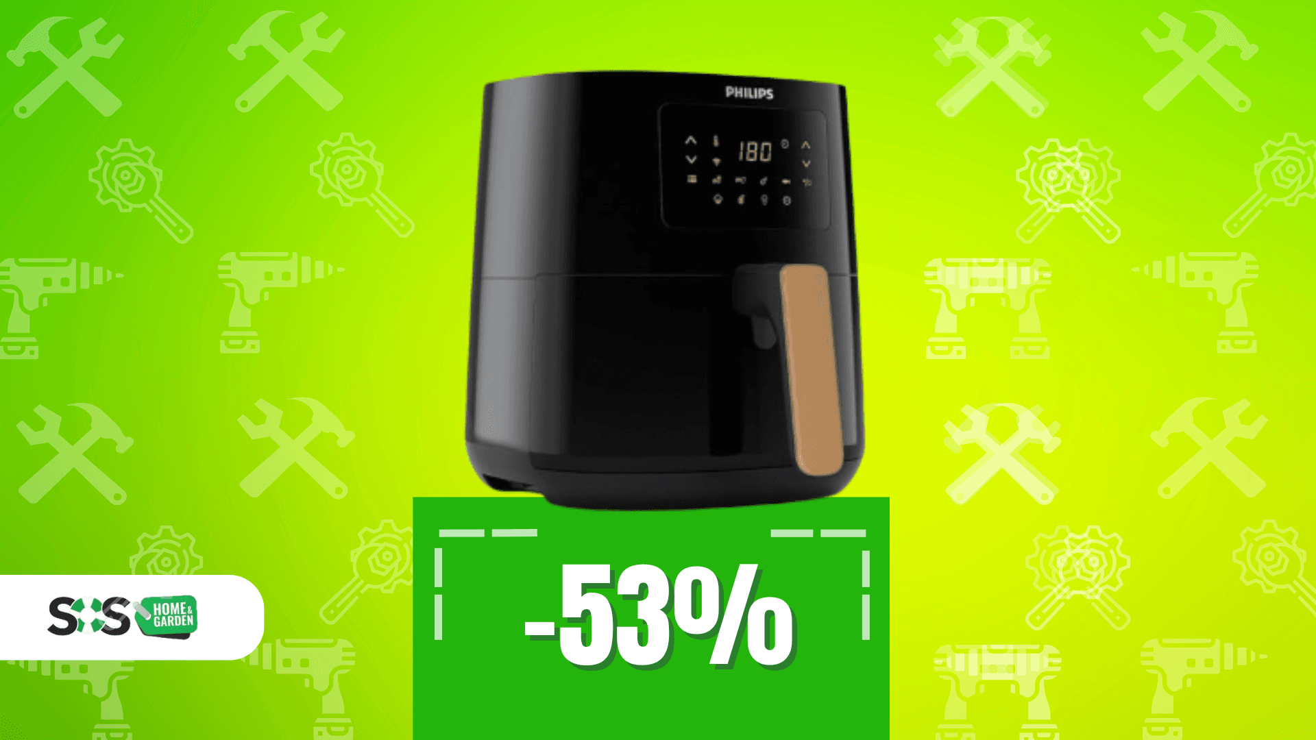 Immagine di Oggi a METÀ PREZZO: friggitrice d'aria Philips a soli 70€!