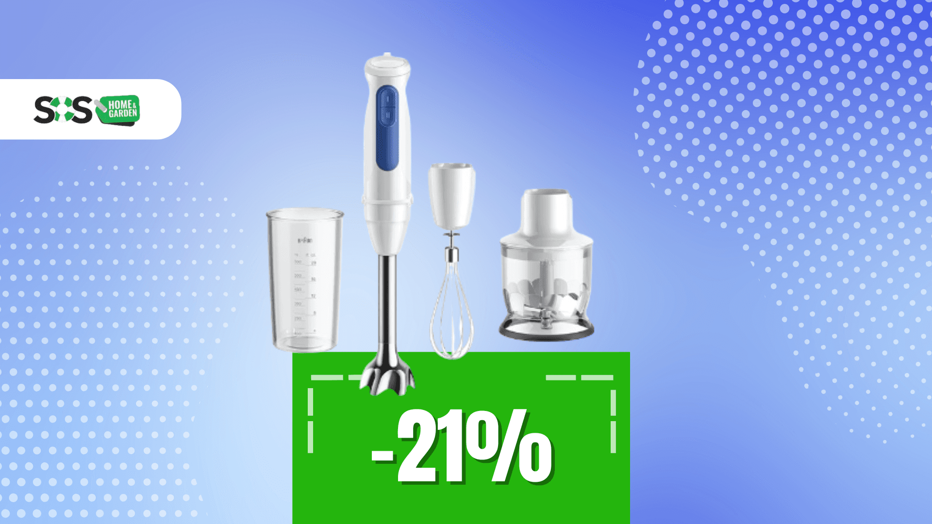 Immagine di Frullati, creme e salse perfette con Braun MultiQuick a 50€!