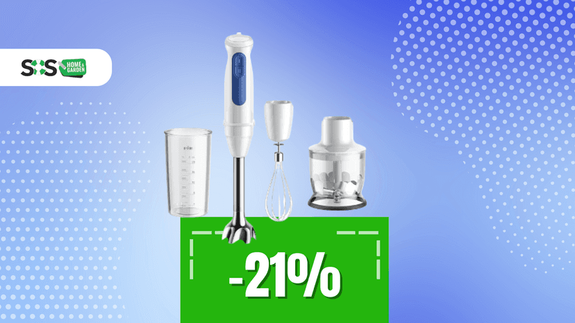 Immagine di Frullati, creme e salse perfette con Braun MultiQuick a 50€!