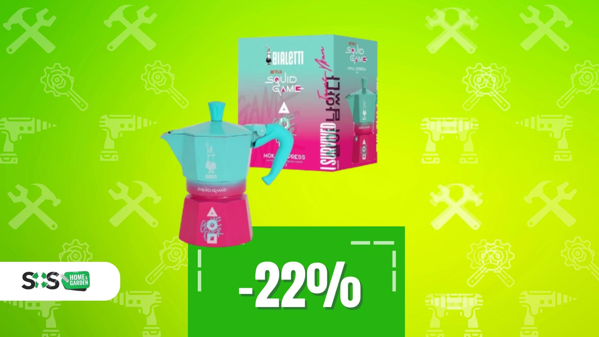 Immagine di Stupenda Bialetti Moka di Squid Game a soli 31€!