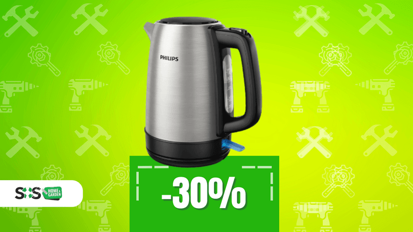 Immagine di Il tè ha un nuovo alleato: bollitore elettrico Philips a 28€