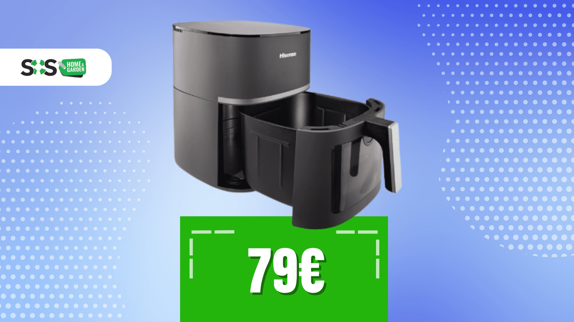 Immagine di Friggitrice ad aria Hisense a soli 79€ con SCONTO e COUPON!