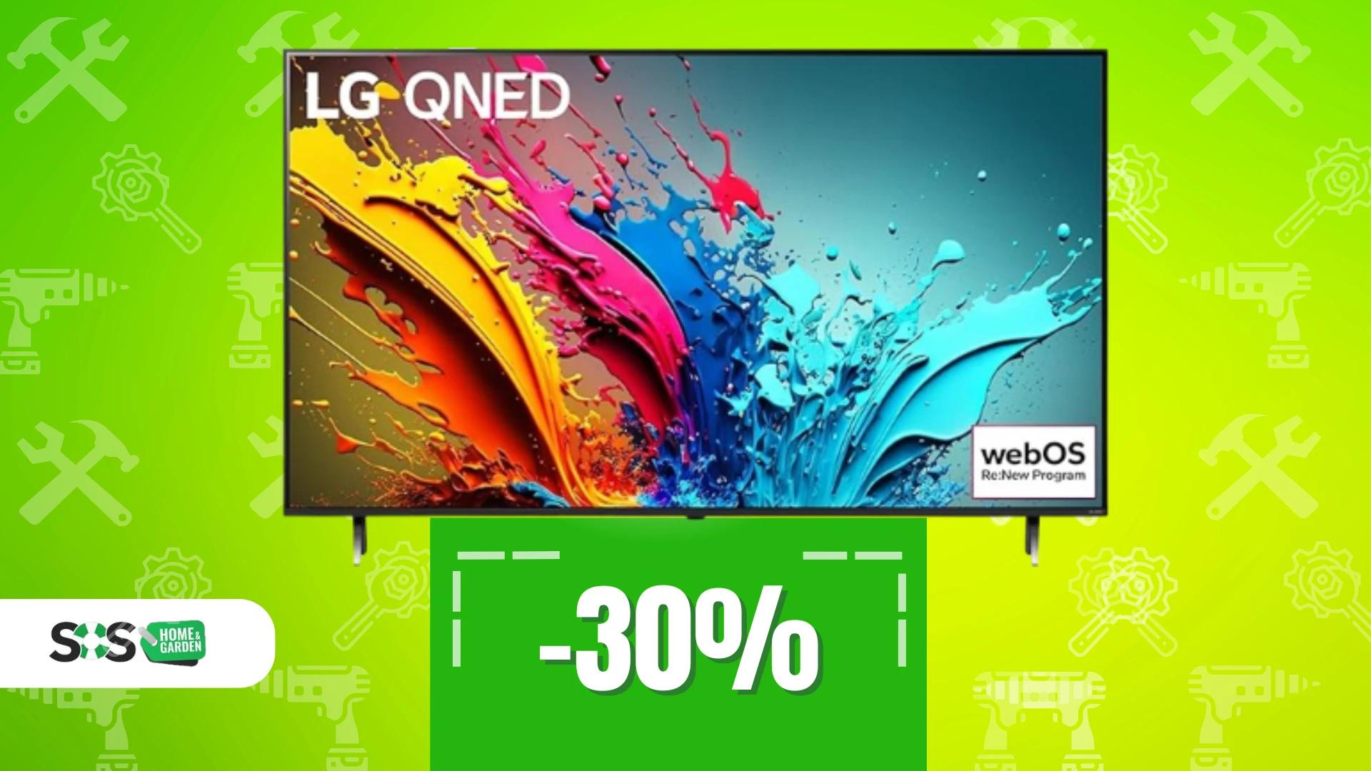 Immagine di Smart TV LG QNED da 50 pollici a soli 699€: -30%!