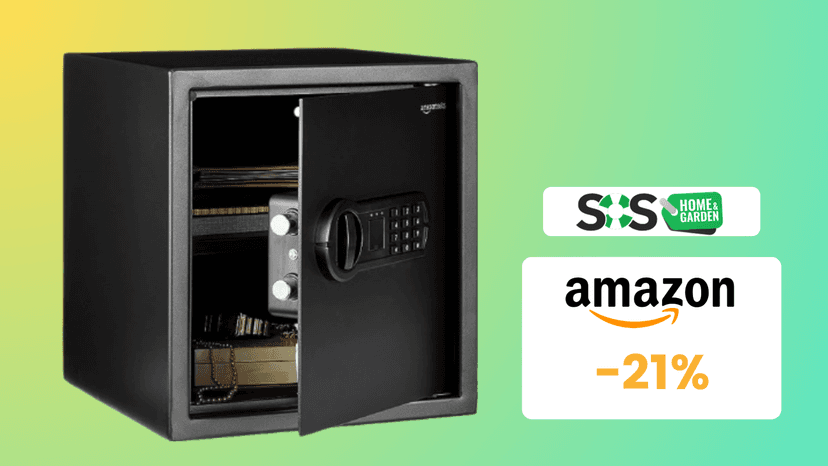 Immagine di Cassaforte Amazon Basics a soli 74€: sicurezza e convenienza!