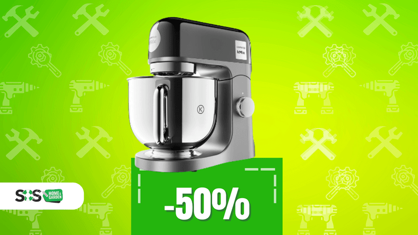 Immagine di Sei uno chef con la planetaria Kenwood a 240€: METÀ PREZZO!