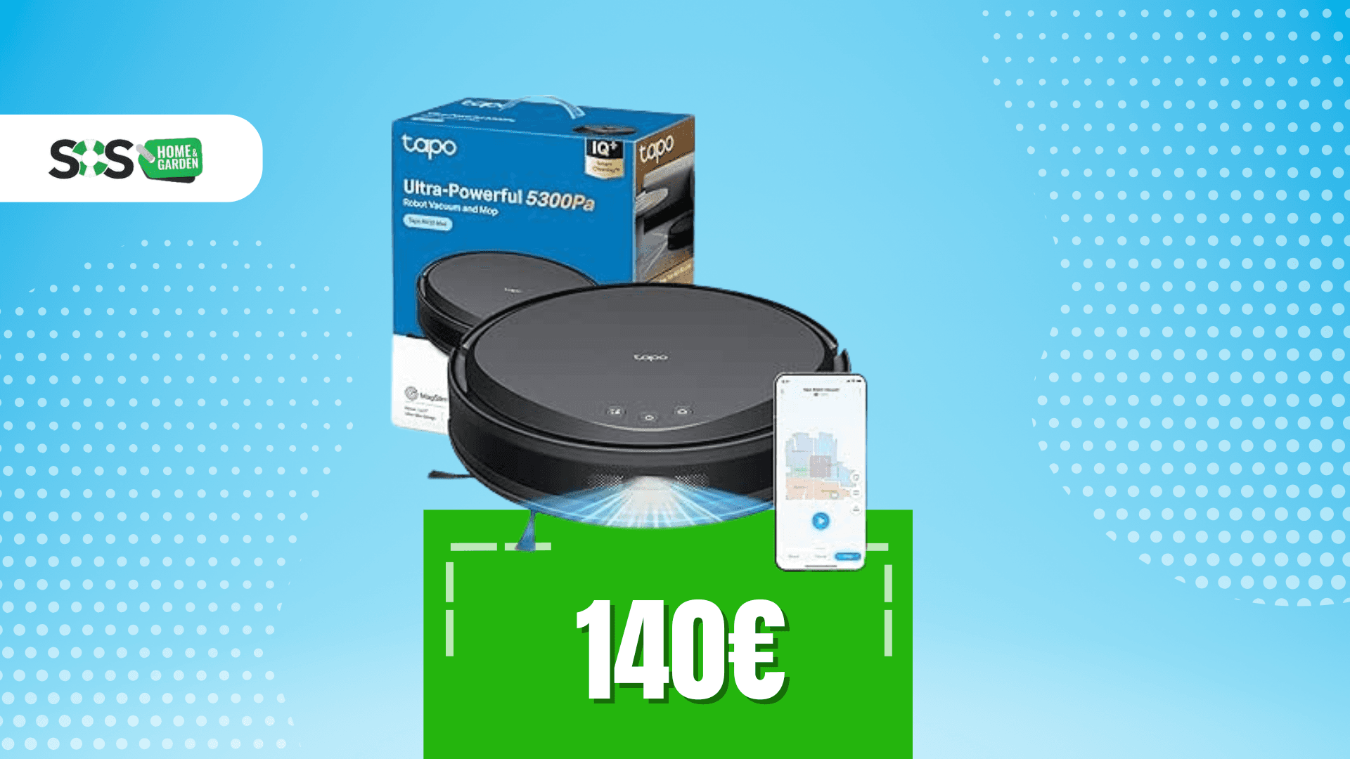 Immagine di Casa pulita a portata di click con Tapo RV20 Max a 140€!