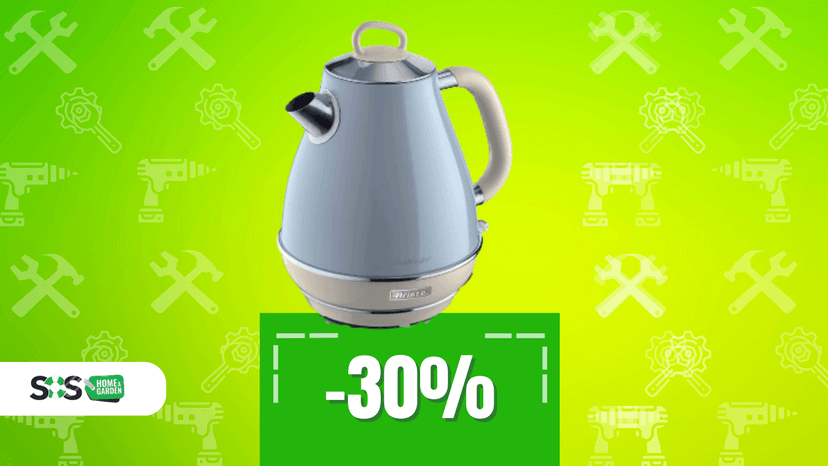 Immagine di Eleganza retrò, efficienza moderna: bollitore Ariete a 35€!