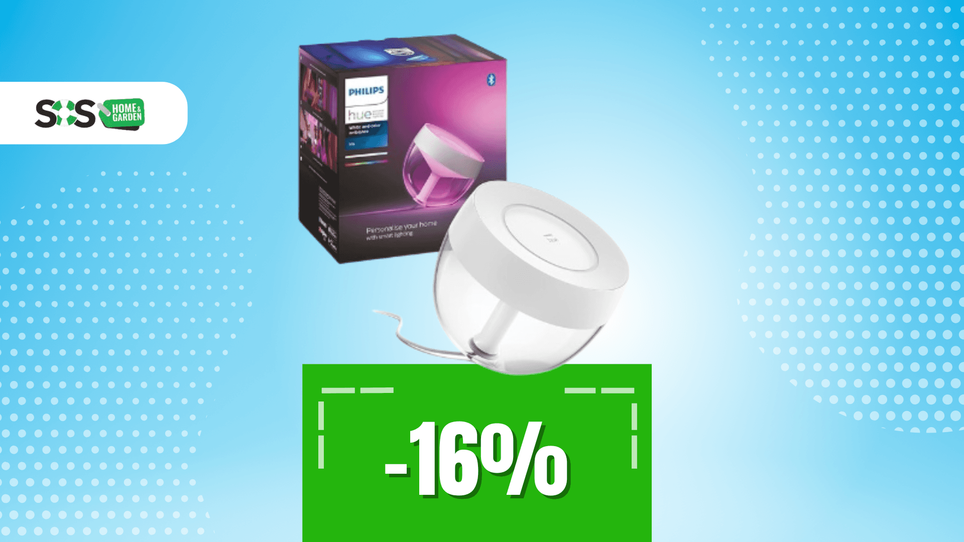 Immagine di Lampada da tavolo Philips a 93€: colorata come l'arcobaleno!