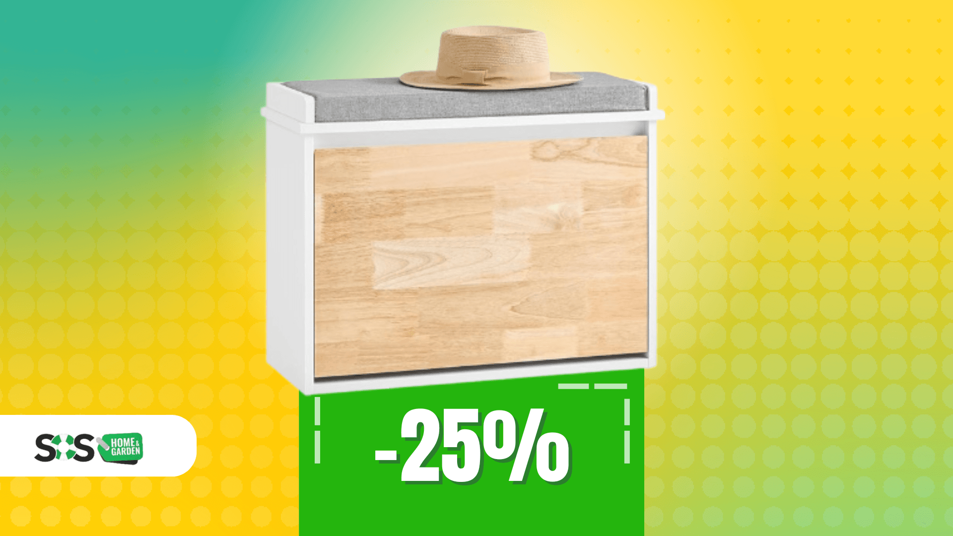 Immagine di Minimal, elegante e utile: una panca scarpiera a soli 64€!