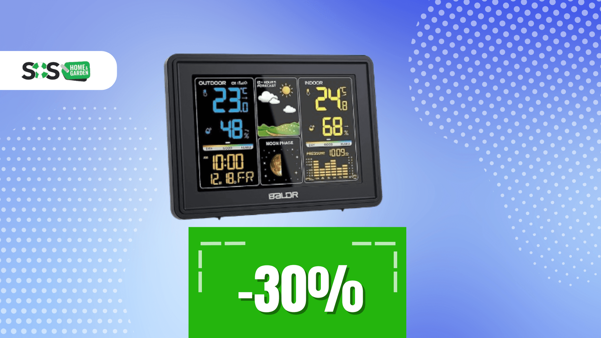 Immagine di Previsioni precise con questa stazione meteo a soli 40€!