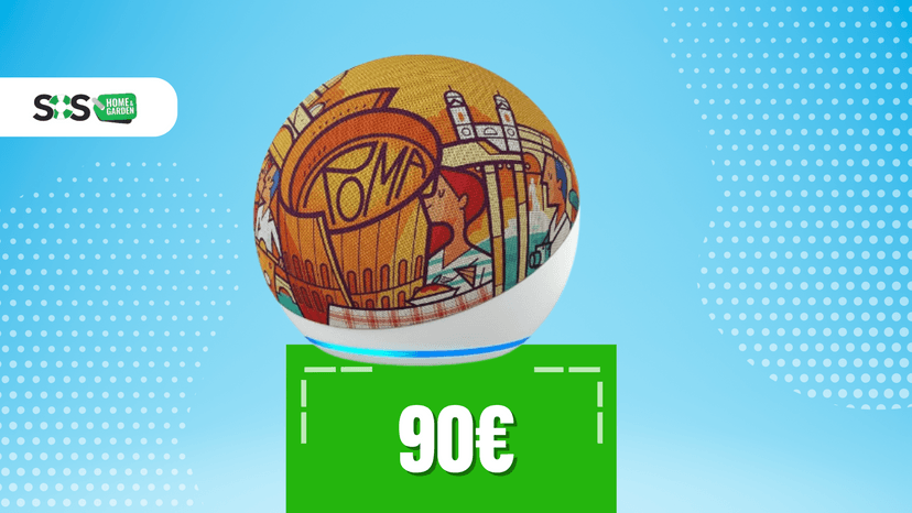 Immagine di Echo Dot celebra Roma con un'edizione limitata a 90€!