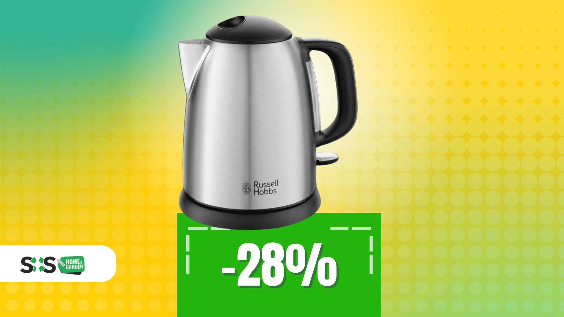 Immagine di Compatto, veloce e affidabile: bollitore Russell Hobbs a 29€