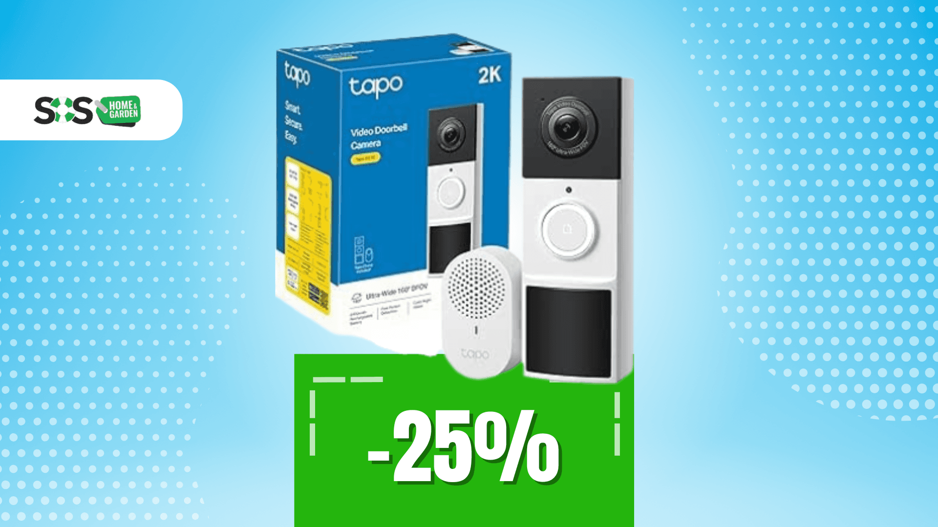 Immagine di Tapo D210 a 60€: il videocitofono che vede anche di notte!