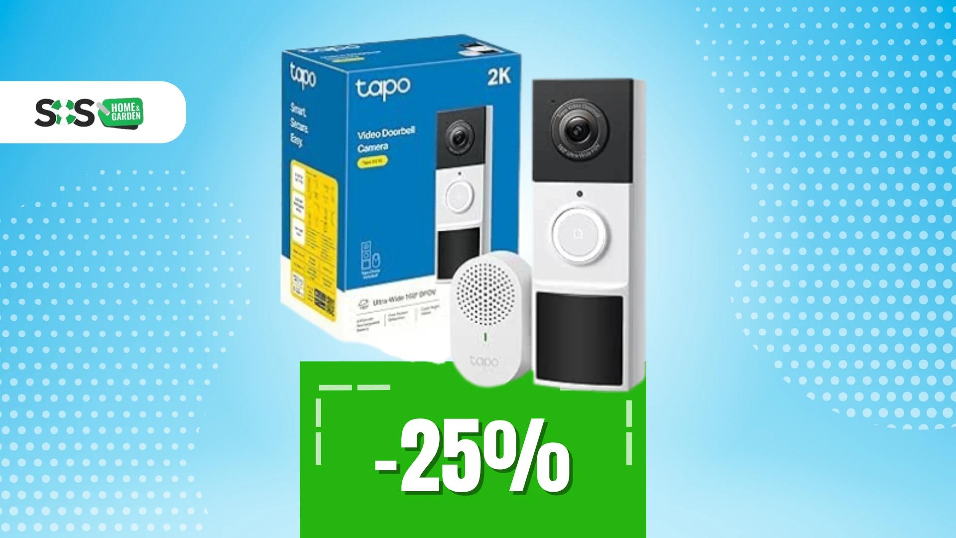 Immagine di Tapo D210 a 60€: il videocitofono che vede anche di notte!
